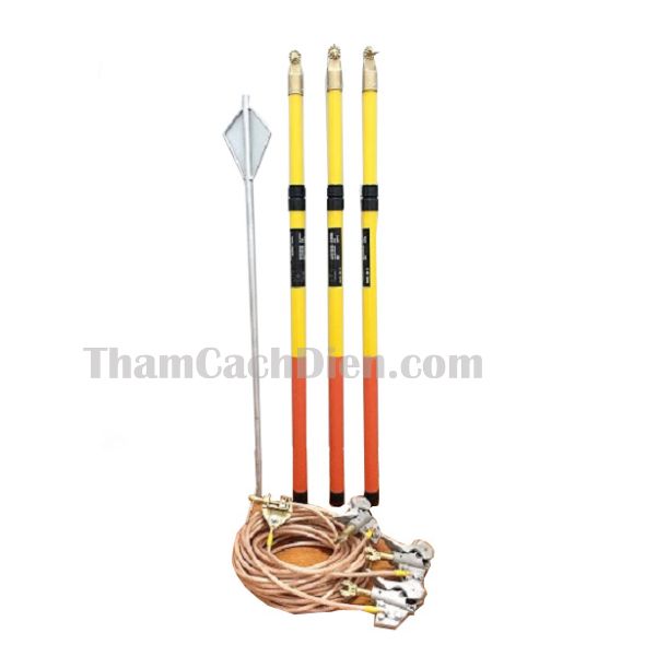 Bộ Tiếp Địa 35kv Di Động Cao Cấp - HBTD00039 1 Bộ Tiếp Địa Hàng Chính Hãng