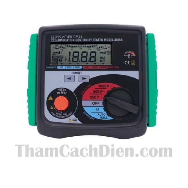 Đồng Hồ Đo Điện Trở Cách Điện Kyoritsu - HKTD00017 1 Đồng Hồ Đo Điện Chính Hãng