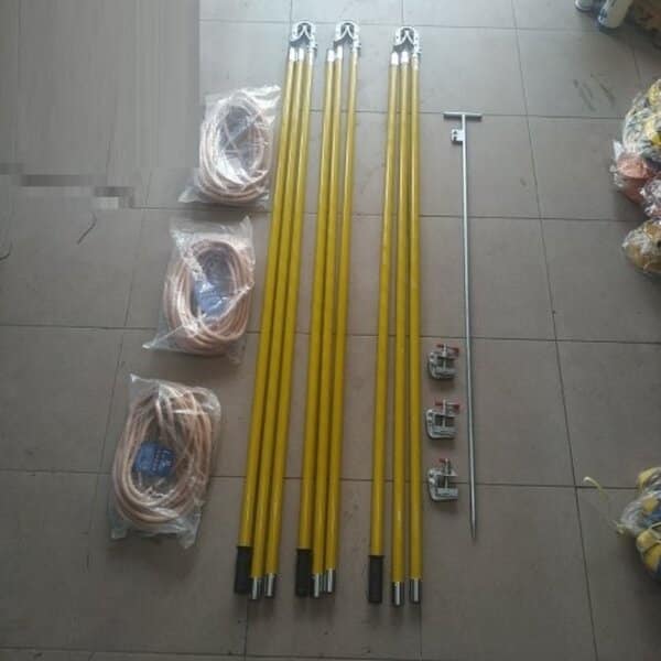 Bộ Tiếp Địa Di Động Chống Sét Chất Lượng - HBTD00006 3 Bộ Tiếp Địa Di Động Chống Sét Ngoài Trời